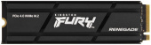 Накопитель SSD Kingston PCI-E 4.0 x4 1Tb SFYRSK/1000G Fury Renegade M.2 2280 от магазина РЭССИ