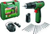 Дрель-шуруповерт Bosch EasyImpact 1200 аккум. патрон:быстрозажимной (кейс в комплекте) (06039D3105) от магазина РЭССИ
