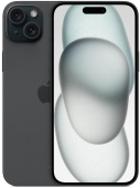 Смартфон Apple A3096 iPhone 15 Plus 256Gb черный моноблок 3G 4G 2Sim 6.7" 1290x2796 iOS 17 48Mpix 802.11 a/b/g/n/ac/ax NFC GPS GSM900/1800 TouchSc Protect от магазина РЭССИ
