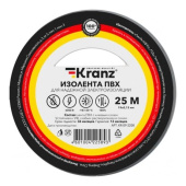 Изолента ПВХ KRANZ 013х19 мм 25 м серая KR-09-2208 от магазина РЭССИ