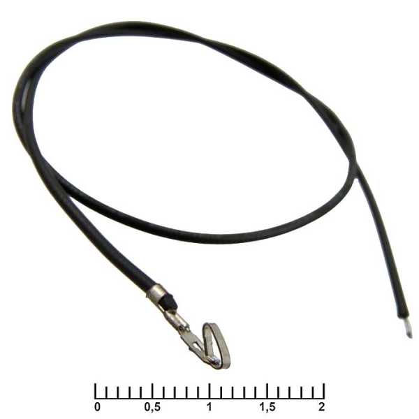 HU 2,54 mm AWG26 0,3m black от магазина РЭССИ