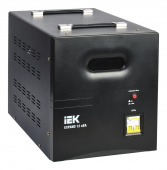 Стабилизатор напряжения IEK Expand 12кВА однофазный черный (IVS21-1-012-11) от магазина РЭССИ