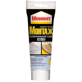 Монтажный клей МОМЕНТ Монтаж Суперсильный Прозрачный 185 г Б0022978 1317436 от магазина РЭССИ