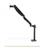 Кронштейн для мониторов ЖК Buro M10 черный 17"-27" макс.9кг крепление к столешнице поворот и наклон от магазина РЭССИ