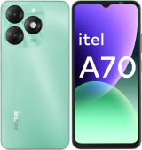 Смартфон Itel A665L A70 128Gb 3Gb зеленый моноблок 3G 4G 2Sim 6.6" 720x1612 Android 13 13Mpix 802.11 b/g/n GPS GSM900/1800 GSM1900 TouchSc FM microSDXC max2048Gb от магазина РЭССИ