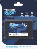 Накопитель SSD Patriot SATA III 480Gb PBE480GS25SSDR Burst Elite 2.5" от магазина РЭССИ