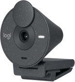 Камера Web Logitech HD Webcam Brio 300 серый 2Mpix (1920x1080) USB Type-C с микрофоном (960-001436) от магазина РЭССИ