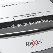 Шредер Rexel Optimum AutoFeed 45X черный с автоподачей (секр.P-4) фрагменты 45лист. 20лтр. скрепки скобы пл.карты от магазина РЭССИ