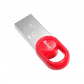 Флеш Диск Netac 32Gb UM2 NT03UM2N-032G-32RE USB3.2 серебристый/красный от магазина РЭССИ