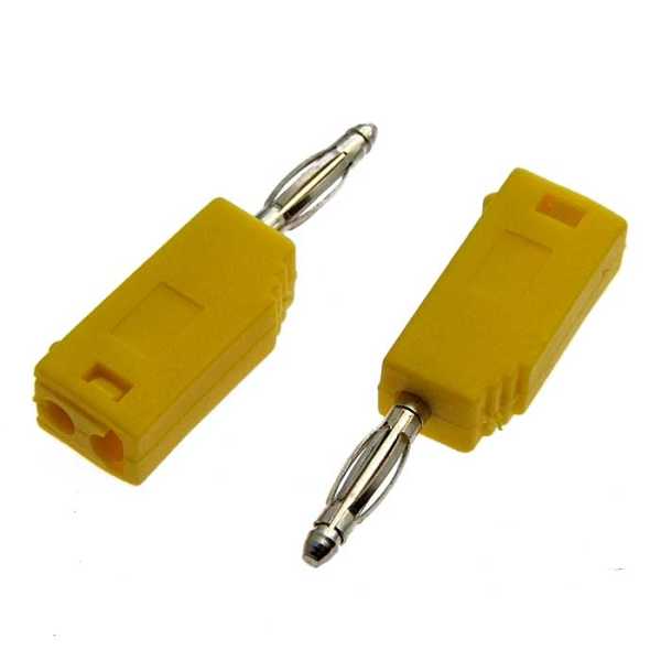 Z027 2mm Stackable Plug YELLOW от магазина РЭССИ