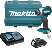 Шуруповерт Makita DTD153SY аккум. патрон:шестигр.1/4" (кейс в комплекте) от магазина РЭССИ