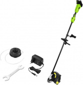 Триммер электрический Deko DKTR40 аккум. 350Вт 0.48л.с. неразбор.штан. реж.эл.:леска/нож от магазина РЭССИ