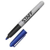 STAFF Маркер перманентный нестираемый EVERYDAY СИНИЙэргономич.корпускруглый након.2мм 151234 от магазина РЭССИ