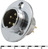 Разъем GX18M-5E Вилка на блок от магазина РЭССИ