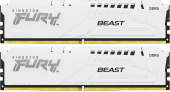Память DDR5 2x16GB 5600MHz Kingston KF556C36BWEK2-32 Fury Beast White Expo RTL Gaming PC5-44800 CL36 DIMM 288-pin 1.25В kit single rank с радиатором Ret от магазина РЭССИ