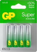 Батарея GP Super Alkaline 15AA21-2CRSBC8 AA (8шт) блистер от магазина РЭССИ
