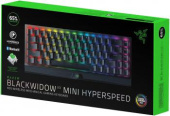 Клавиатура Razer BlackWidow V3 Mini HyperSpeed механическая черный USB беспроводная BT for gamer от магазина РЭССИ