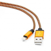 Кабель USB 2.0 Cablexpert CC-ApUSB2oe1m, AM/Lightning 8P, 1м, нейлоновая оплетка, алюминиевые разъем от магазина РЭССИ