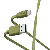 Кабель Hama 00187228 USB (m)-micro USB (m) 1м зеленый плоский от магазина РЭССИ