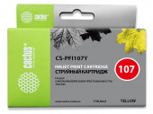 Картридж струйный Cactus CS-PFI107Y CS-PFI107Y PFI-107Y желтый (130мл) для Canon IP iPF670/iPF680/iPF685/iPF770/iPF780/iPF785/ от магазина РЭССИ