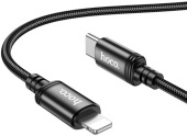 Кабель Hoco X89 Wind iP USB Type-C (m)-Lightning (m) 1м черный коробка от магазина РЭССИ