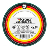 Изолента ПВХ KRANZ 013х15 мм 20 м зеленая KR-09-2603 от магазина РЭССИ