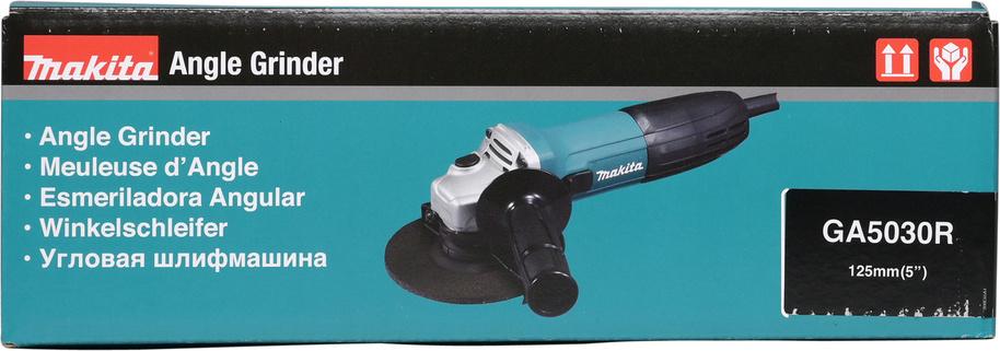 Углошлифовальная машина Makita GA5030R 720Вт 11000об/мин рез.шпин.:M14 d=125мм от магазина РЭССИ