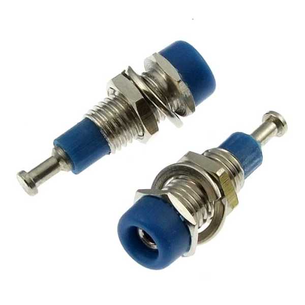 Z008 2mm panel jack BLUE от магазина РЭССИ