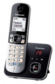 Р/Телефон Dect Panasonic KX-TG6821RUB черный автооветчик АОН от магазина РЭССИ