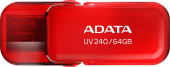 Флеш Диск A-Data 64GB UV240 AUV240-64G-RRD USB2.0 красный от магазина РЭССИ