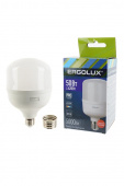 Лампа светодиодная ERGOLUX LED-HW-50W-E40-6K серия PRO 50Вт Е27 6500К с переходником на E40 BL1 от магазина РЭССИ