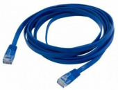 Патч-корд cat5E molded 1м синий RJ-45 (m)-RJ-45 (m) от магазина РЭССИ