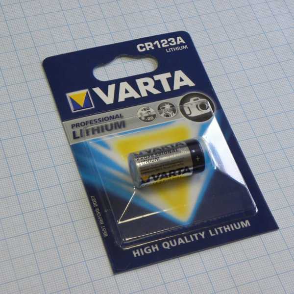 Батарея CR123A    Varta от магазина РЭССИ