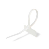 Нейлоновые маркировочные стяжки FORTISFLEX КСМ 3х200 белый 100 штук 53314 от магазина РЭССИ