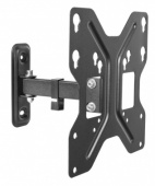 Кронштейн для телевизора Ultramounts UM898 черный 23"-42" макс.30кг настенный поворотно-выдвижной и наклонный от магазина РЭССИ