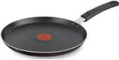 Сковорода блинная Tefal Easy Plus 04206522 круглая 22см ручка несъемная (без крышки) черный (9100042517) от магазина РЭССИ