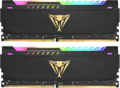 Память DDR4 2x16Gb 3200MHz Patriot PVSR432G320C8K Viper Steel RGB RTL Gaming PC4-25600 CL18 DIMM 288-pin 1.35В dual rank с радиатором Ret от магазина РЭССИ