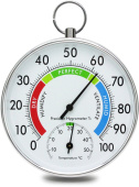 Термометр с гигрометром стрелочный HT-9100C (-15 до +55 С) от магазина РЭССИ