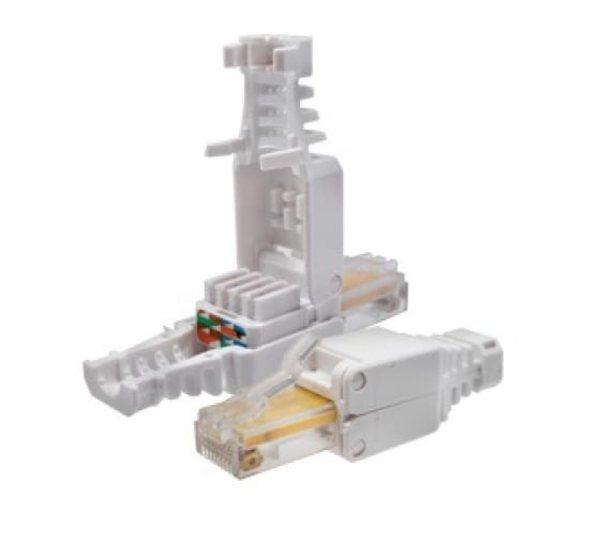Коннектор безынструментальный 8P8C (Компьютерный разъем) U/UTP Cat.5e (RJ-45) от магазина РЭССИ