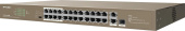Коммутатор IP-Com F1126P-24-250W (L2) 24x100Мбит/с 2x1Гбит/с 1xКомбо(1000BASE-T/SFP) 1SFP 24PoE 230W неуправляемый от магазина РЭССИ