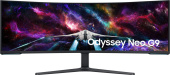 Монитор Samsung 57" Odyssey Neo G9 S57CG952NI черный VA LED 32:9 HDMI полуматовая HAS Piv 420cd 178гр/178гр 7680x2160 240Hz FreeSync Premium Pro DP Dual UHD USB 19кг от магазина РЭССИ