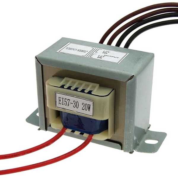 EI57*30 220v to 2x12v 20W от магазина РЭССИ