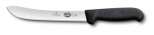 Нож Victorinox Fibrox (5.7603.18) стальной для забоя/разделки лезв.180мм прямая заточка черный от магазина РЭССИ