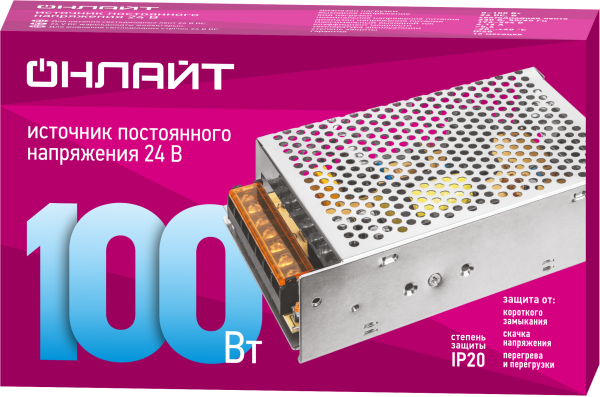 Драйвер 100w OD-P100-IP20-24V от магазина РЭССИ