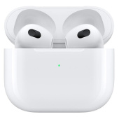 Гарнитура вкладыши Apple AirPods 3 A2565,A2564,A2566 белый беспроводные bluetooth в ушной раковине (MME73AM/A) от магазина РЭССИ