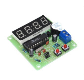 YSZ-4 электронные часы набор конструктор для сборки, на контроллере AT89C2051 (C2051) от магазина РЭССИ