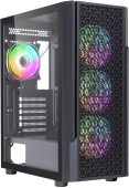 Корпус Accord 3312 черный без БП ATX 2xUSB2.0 1xUSB3.0 audio bott PSU от магазина РЭССИ