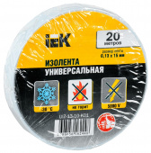 Изолента IEK UIZ-13-10-K01 ш.15мм 20м белый (упак.:1шт) от магазина РЭССИ