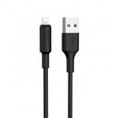 Кабель USB 2.0 hoco X25 AM/Lightning M черный 1м макс. ток 2 А от магазина РЭССИ