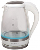 Чайник электрический Supra KES-2003N 2л. 1500Вт белый (корпус: металл) от магазина РЭССИ